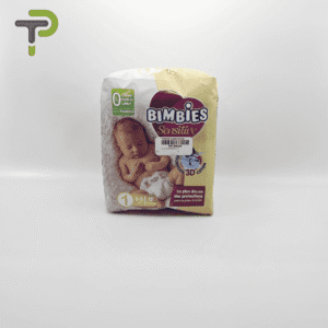 Les couches Bimbies Sensitive 1 : Une Protection Douce et Sûre pour les Tout-Petits de 2 à 5 kg.