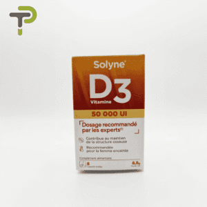 Solyne D3 50,000 UI : 8 Capsules Molles pour la Santé Osseuse – complément alimentaire – Pharmacie Denni