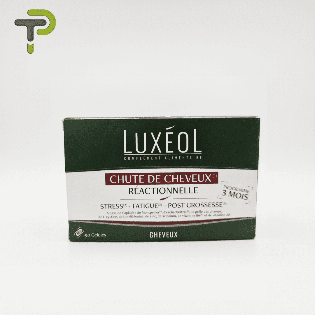 Luxéol Chute de Cheveux : Programme 3 Mois – complément alimentaire – Pharmacie Denni