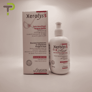 Xerolys5 Emulsion hydratante 200ml – produit cosmétique – Pharmacie Denni