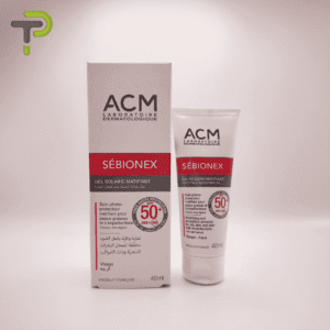 ACM Sébionex Gel Solaire Matifiant SPF50+ 40ml – produit cosmétique – Pharmacie Denni