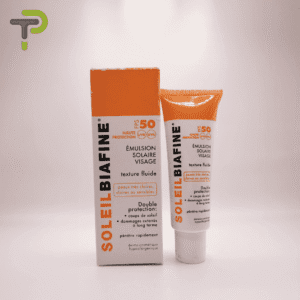 Biafine Soleil Biafine Spf50 Emulsion Solaire Visage – produit cosmétique – Pharmacie Denni