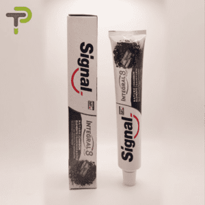 Dentifrice Intégral 8 Éléments Nature Charbon Blancheur & Détox de Signal – produit cosmétique – Pharmacie Denni