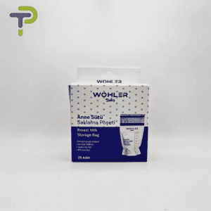 Sacs de Stockage de Lait Maternel WOHLER Baby : Stériles, Étanches, Congélation Adaptée, Sans BPA (25 unités).