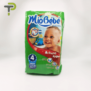 Couches MioBébé Taille 4 MAXI :Confort, et Absorption Optimaux pour Bébés de 7 à 17 kg.