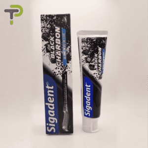 Dentifrice Sigadent BLACK CHARBON : Blancheur et Protection Antitartre