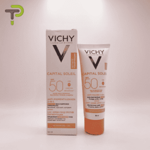 Vichy Capital Soleil 50 : Une Protection Solaire Complète et Antitaches 50ml – produit cosmétique – Pharmacie Denni