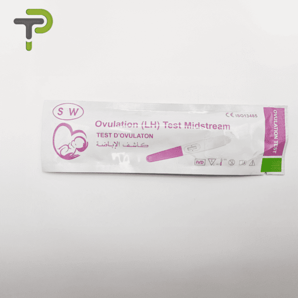 Test d'ovulation Midstream : Optimisez vos chances de conception naturelle en détectant le pic de LH.