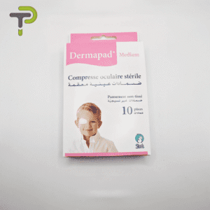 DERMAPAD Medium : Compresses oculaires stériles pour enfants. – produit cosmétique – Pharmacie Denni