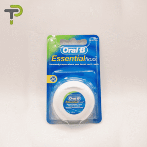 Oral-B Essential Floss : Le Fil Dentaire Ciré à la Menthe pour une Hygiène Bucco-Dentaire Complète – Pharmacie Denni