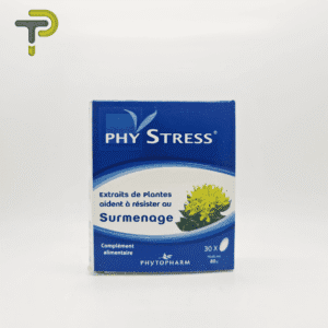 PHY STRESS : Résister au Surmenage avec 30 Capsules – complément alimentaire – Pharmacie Denni