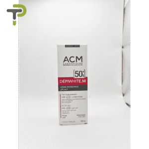 Crème Dépiwhite.M SPF50+ ACM : Protection solaire invisible contre hyperpigmentation pour une peau éclatante.40ml