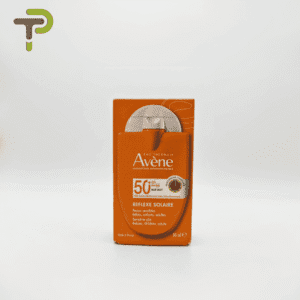 Eau Thermale Avène 50 SPF BLUE : Protection solaire optimale pour peaux sensibles, apaisante avec texture légère.