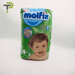 Couches Bébé Molfix 4 Maxi : Protection Optimale pour Bébés de 7 à 18 kg.