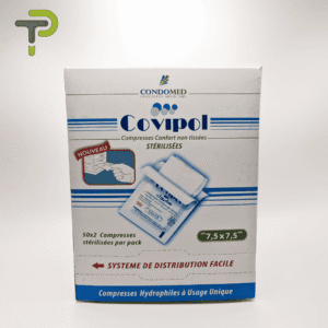 Compresses Confort Covipol : Stérilisées, Hydrophiles, et Pratiques en Usage Unique. – produit cosmétique – Pharmacie Denni