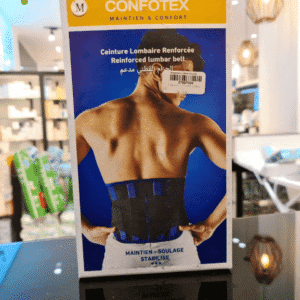 Ceinture Lombaire CONFOTEX : Maintien, Confort et Stabilisation pour un Bien-Être Dorsal Optimal.