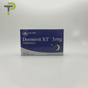 Dormivit XT 3mg : Mélatonine pour des Nuits Paisibles - 30 Comprimés – complément alimentaire – Pharmacie Denni