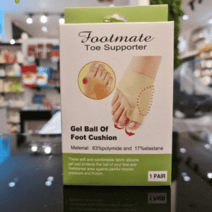 Footmate Toe Supporter : Confort et Protection contre les Chocs.