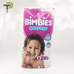 Couches Bimbies Confort 6 : Absorption optimale et barrières anti-fuites pour les bébés de plus de 16 kg.