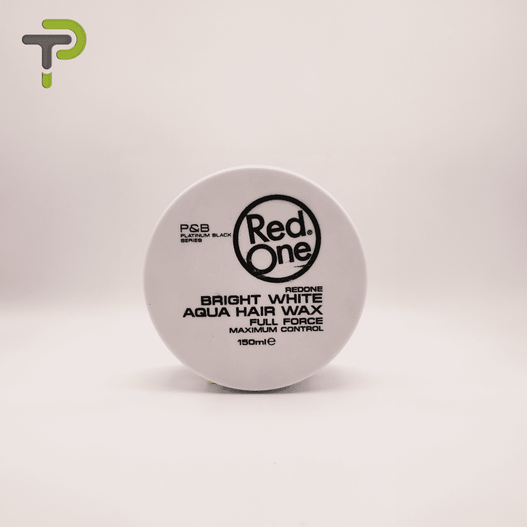 RED ONE Bright White Aqua Hair Wax : La Cire Capillaire Ultime pour des Coiffures Éclatante 150ml