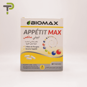 BIOMax Appétit Max : Stimule l'appétit et booste la digestion 21.6g – complément alimentaire – Pharmacie Denni
