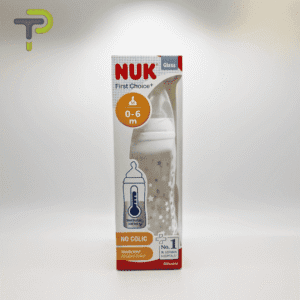 Biberon NUK 240ml : Innovation Anti-régurgitation et Tétine Physiologique(0-6 mois)