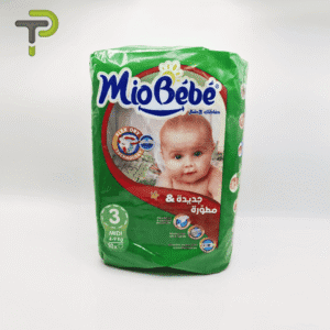 Couches MioBébé Taille 3 MIDI : Confort, Absorption Rapide, Attaches Flexibles pour Bébés de 4-9 kg.