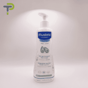 Eau Nettoyante Sans Rinçage à l'Avocat pour Bébé et Enfant par Mustela 500ml – produit cosmétique – Pharmacie Denni
