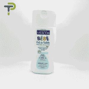 Lait de Toilette Bébé VIVACOS : Douce Hydratation à l'Huile d'Amande Douce.