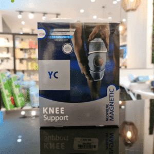 Soutien Universel pour Genou avec Compression Ajustable et Aimants Magnétiques.