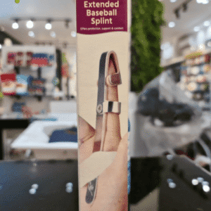 L'attelle de baseball Extended offre une protection renforcée, un soutien optimal et un confort accru, idéal pour assurer la sécurité et la performance des joueurs.