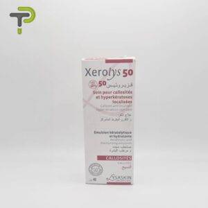 Xerolys 50 : Lisse et hydrate vos callosités et hyperkératoses – produit cosmétique – Pharmacie Denni