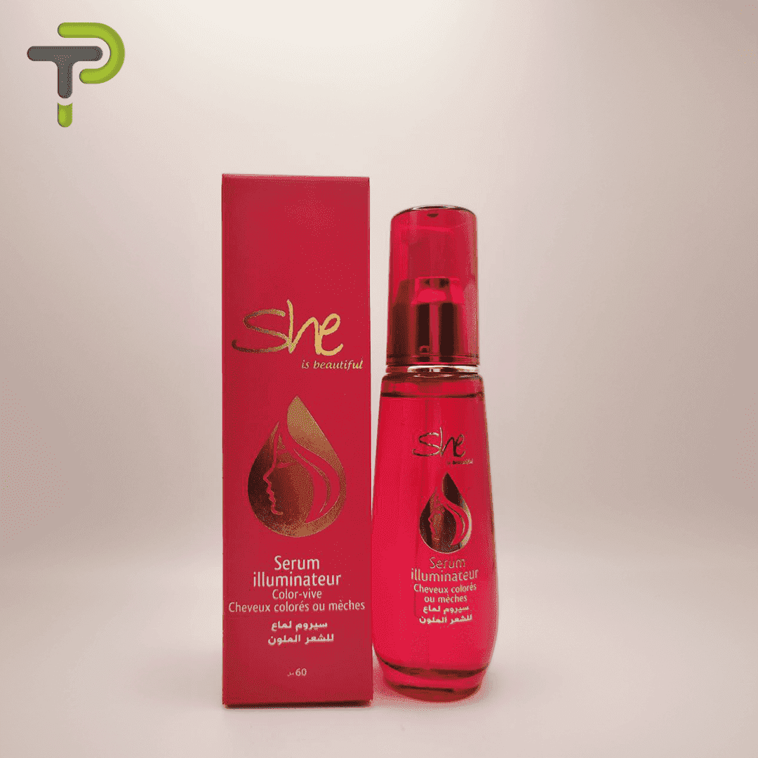 SHE IS BEAUTIFUL Serum illuminateur pour les cheveux colorés ou mèches 60ml – Pharmacie Denni