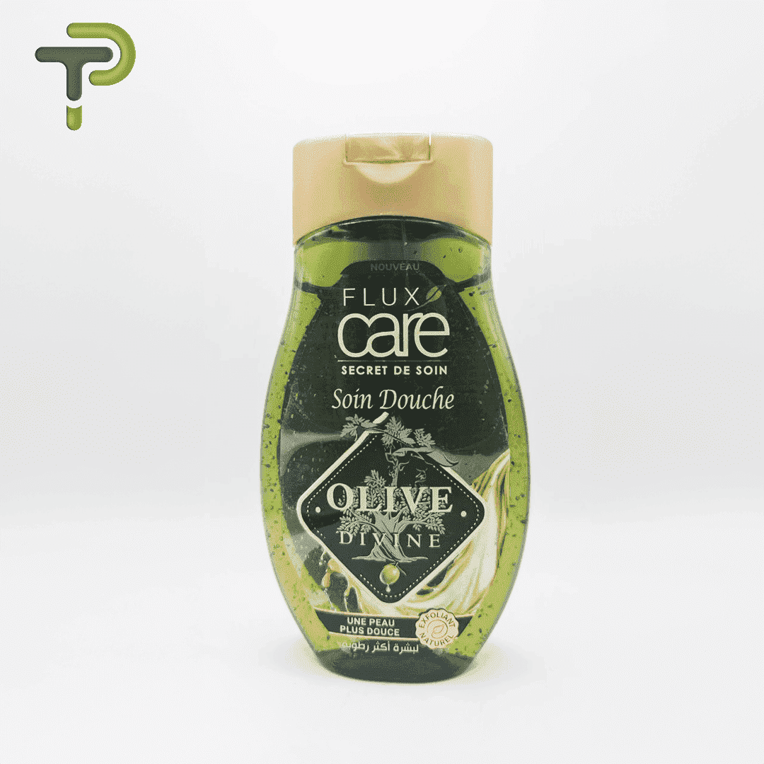 FLUX care Olive Divine : Douche Soin pour une Peau Douce – produit cosmétique – Pharmacie Denni