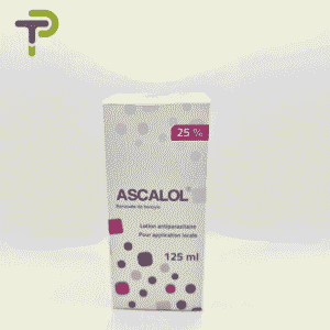 Lotion ASCALOL : Traitement Local de la Gale et des Pédiculoses avec Benzoate de Benzyle.