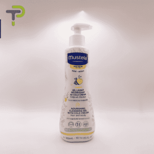 Gel Lavant Nourrissant au Cold Cream Mustela : Pour Peau Sèche de Bébé 300ml – produit cosmétique – Pharmacie Denni