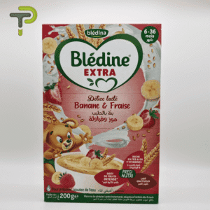 Blédine EXTRA Délice lactée Banane & fraise : Onctuosité fruitée et nutrition équilibrée pour bébés.200gr