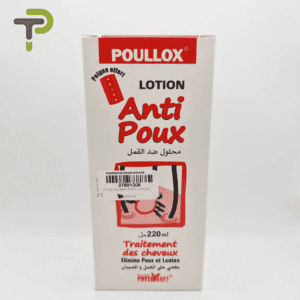 Lotion Anti-Poux Poullox : Élimination Rapide et Prévention des Résistances grâce à la D-phénothrine.