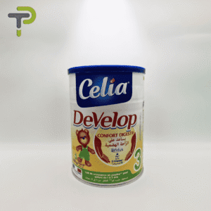 Celia Develop 3 : Lait en poudre pour enfants de 1 à 3 ans, favorisant croissance et confort digestif.900gr
