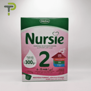 Nursie 2 de Blédina : Un Substitut Nutritif Essentiel pour la Croissance des Bébés de 6 à 12 mois.300gr