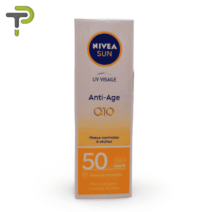 NIVEA CREME UV VISAGE ANTI-AGE Q10 FPS 50 – produit cosmétique – Pharmacie Denni