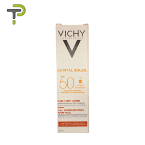 VICHY CAPITAL SOLEIL SPF 50 – Soin Anti-Âge 3-en-1