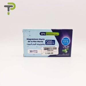 Magnésium marin de la mer Morte de BPN – complément alimentaire – Pharmacie Denni