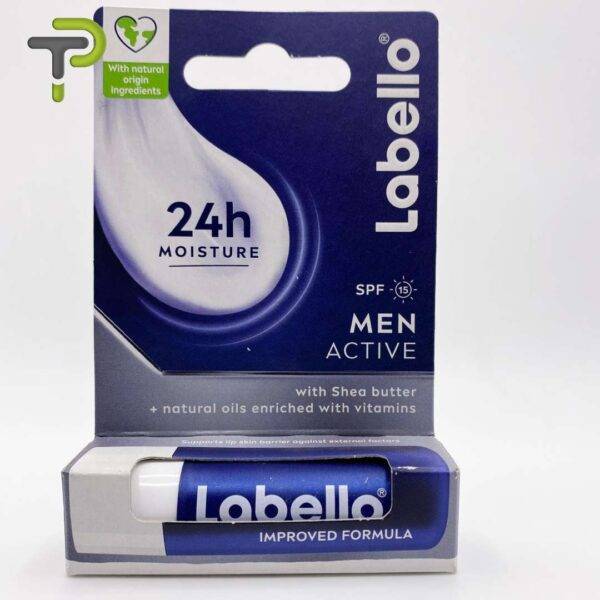 Labello Men Active - Hydratation 24h SPF 15