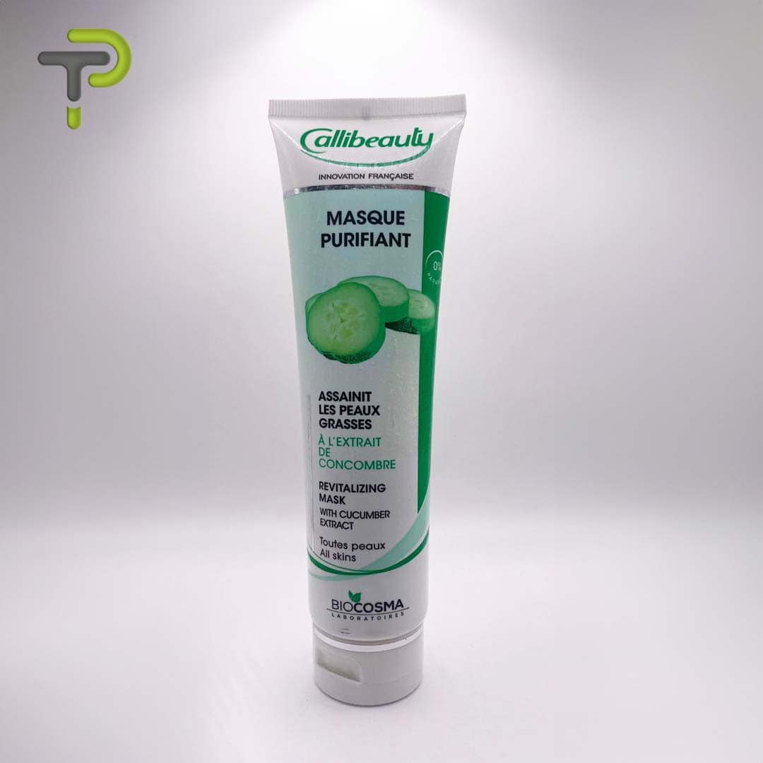 Callibeauty: Masque Purifiant Revitalisant à l'Extrait de Concombre – produit cosmétique – Pharmacie Denni