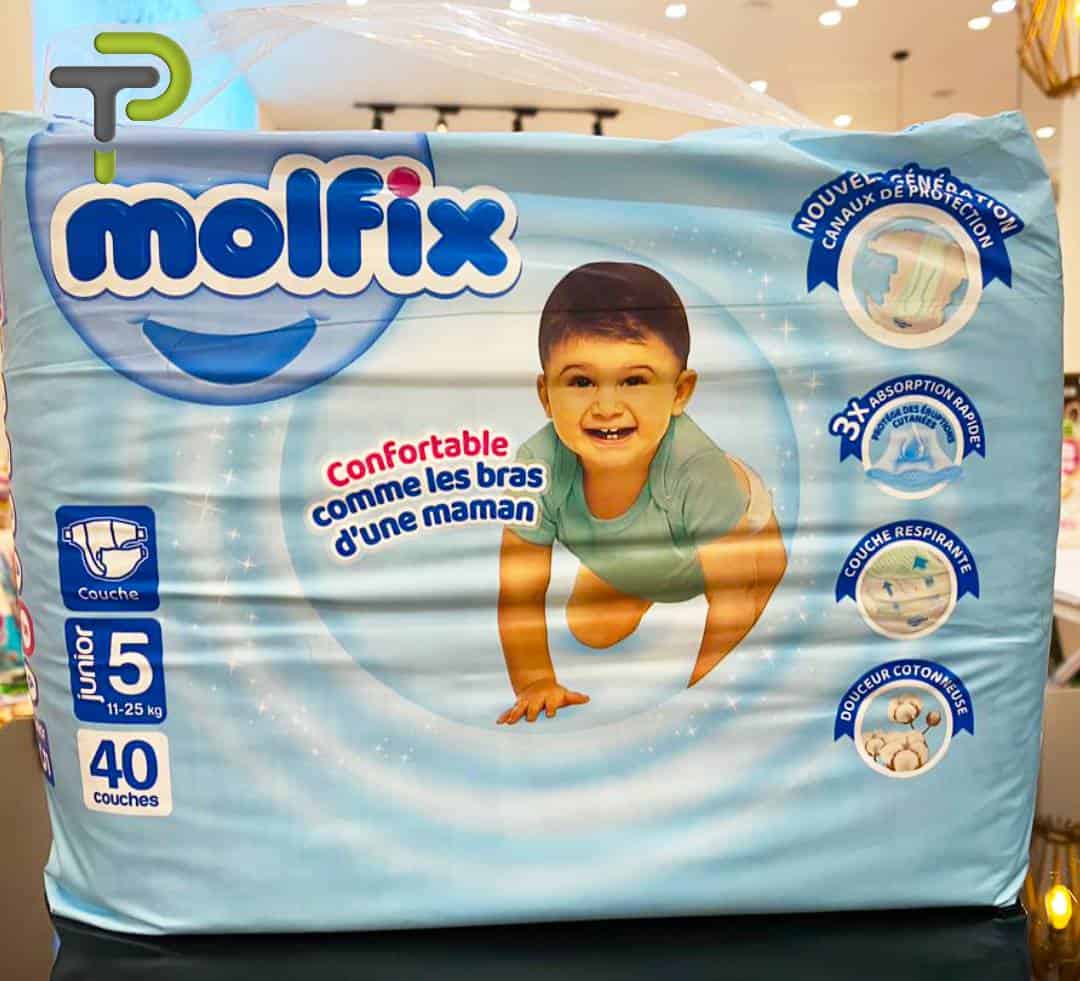 Couches Bébé Molfix - Taille 5 – produit cosmétique – Pharmacie Denni