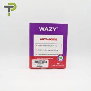 WAZY de PHYTOPHARM : Anti-acide Menthe – complément alimentaire – Pharmacie Denni