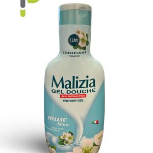Malizia gel douche musc blanc 1L
