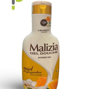 Malizia gel douche miel et gingembre 1L