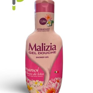Malizia gel douche manoi et fleurs de lotus